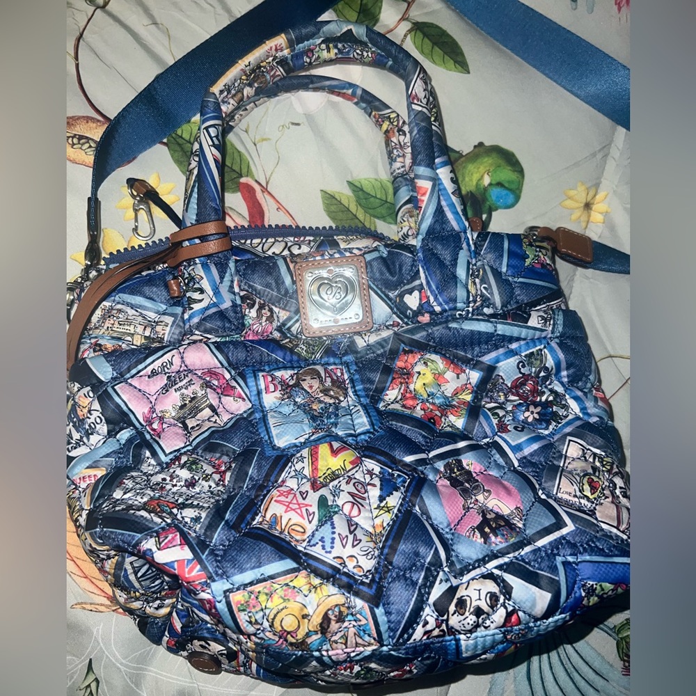 Brighton Multicolor Patchwork Crossbody Bag - image 1